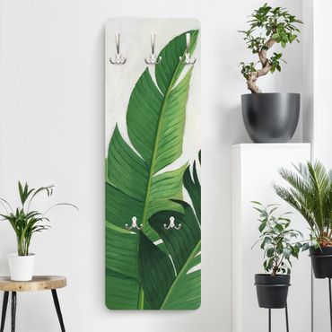 Wandkapstokken houten paneel Favorite Plants - Banana