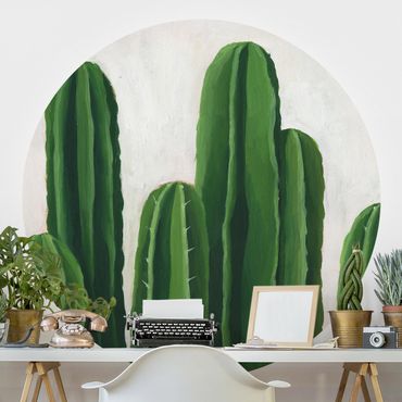 Behangcirkel Favorite Plants - Cactus