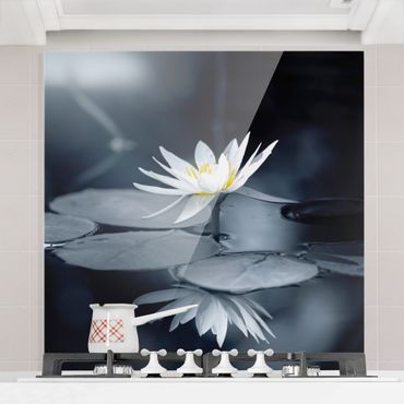 Spatscherm keuken Lotus Reflection In The Water