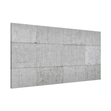 Magneetborden Concrete Brick Look Grey