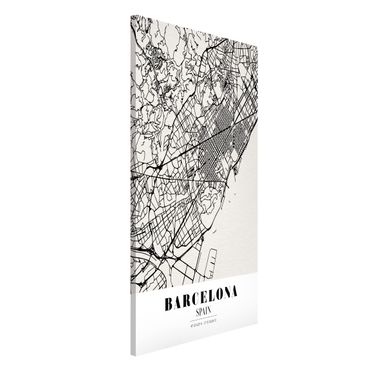 Magneetborden Barcelona City Map - Classic