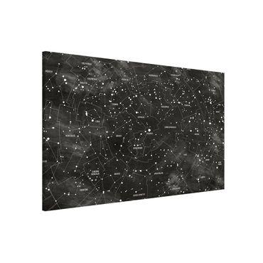 Magneetborden Map Of Constellations Blackboard Look