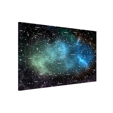 Magneetborden Stellar Constellation Map Galactic Nebula