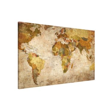 Magneetborden World map