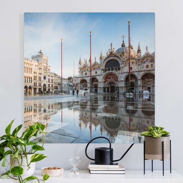 Canvas schilderijen St Mark's Square In Venice