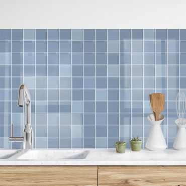 Keukenachterwanden Mosaic Tiles - Light Blue
