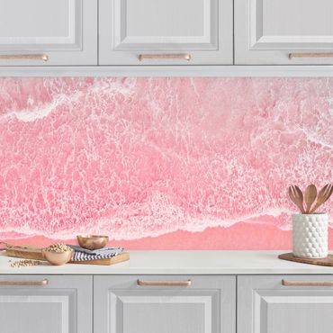 Keukenachterwanden Ocean In Pink
