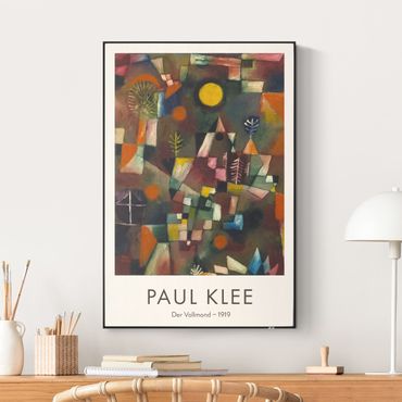 Akoestisch schilderij - Paul Klee - The Full Moon - Museum Edition