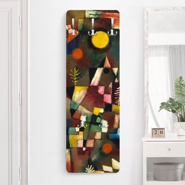 Wandkapstokken houten paneel Paul Klee - The Full Moon