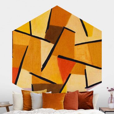 Hexagon Behang Paul Klee - Harmonized Fight