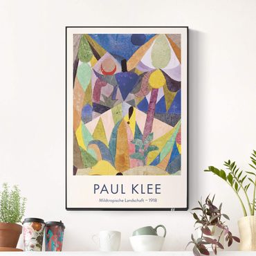Akoestisch schilderij - Paul Klee - Mild Tropical Landscape - Museum Edition