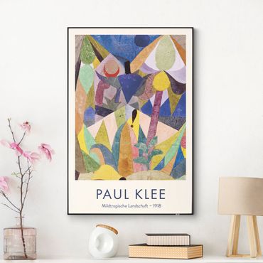 Verwisselbaar schilderij - Paul Klee - Mild Tropical Landscape - Museum Edition