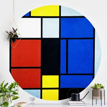 Behangcirkel Piet Mondrian - Tableau No. 1
