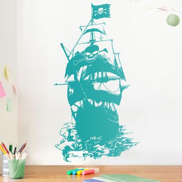 Muurstickers Pirate Ship Front