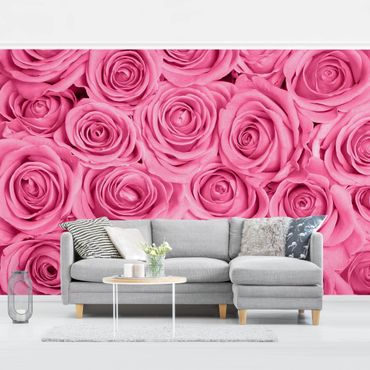 Fotobehang Pink Roses