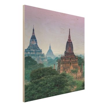 Houten schilderijen Temple Grounds In Bagan