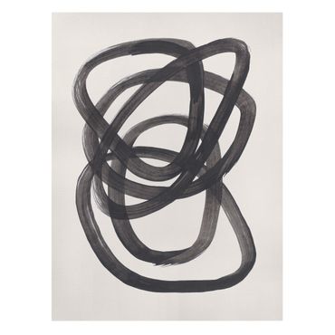 Canvas schilderijen - Black Spirals