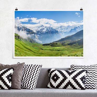 Posters Swiss Alpine Panorama