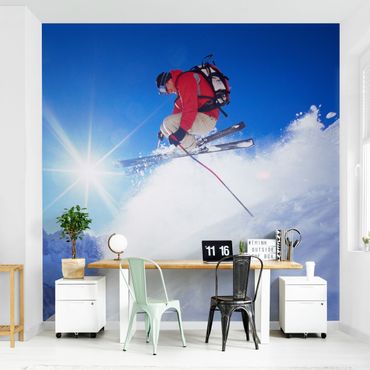 Fotobehang Ski Jumping
