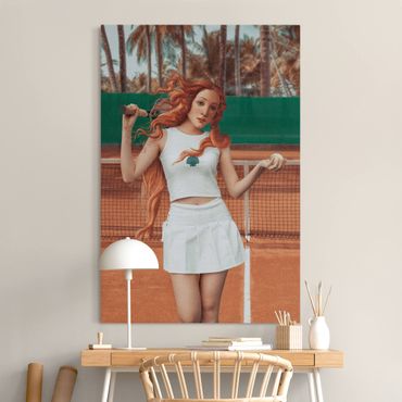 Akoestisch schilderij - Tennis Venus