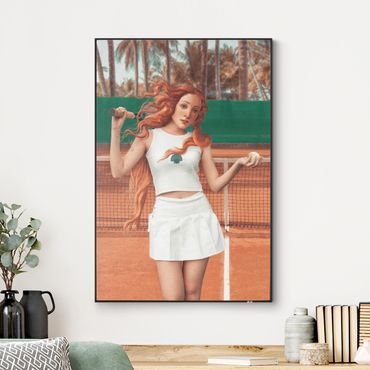 Verwisselbaar schilderij - Tennis Venus