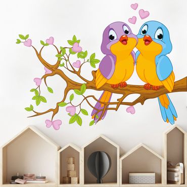 Muurstickers Birds in Love
