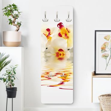 Wandkapstokken houten paneel Vivid Orchid Waters