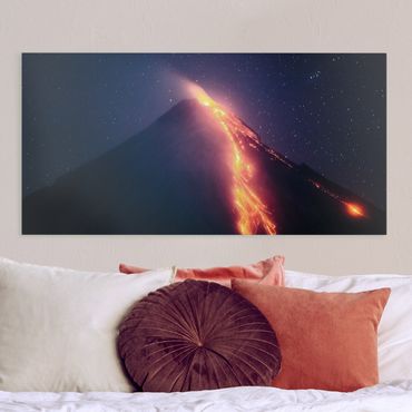 Canvas schilderijen Volcanic Eruption