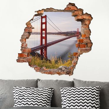 Muurstickers Golden Gate Bridge In San Francisco