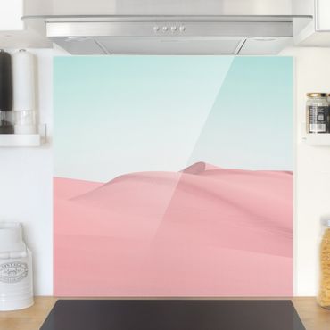Spatscherm keuken Desert Dream In Pastel Shades
