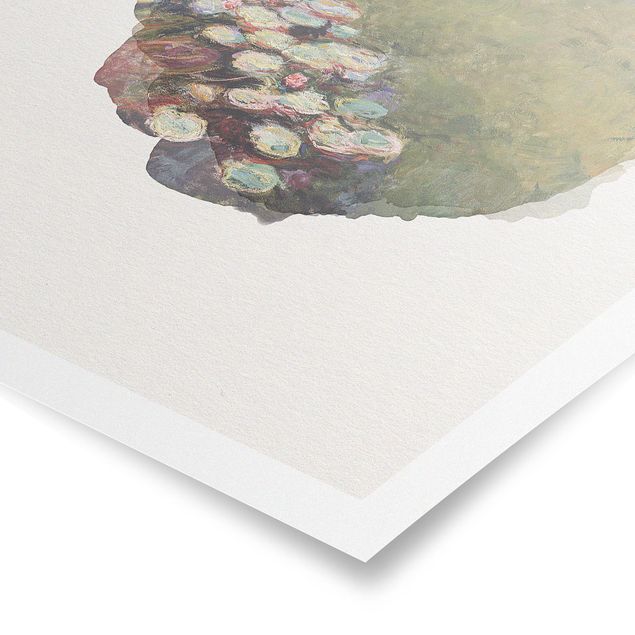 Posters WaterColours - Claude Monet - Water Lilies
