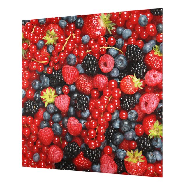 Spatscherm keuken Fruity Berries