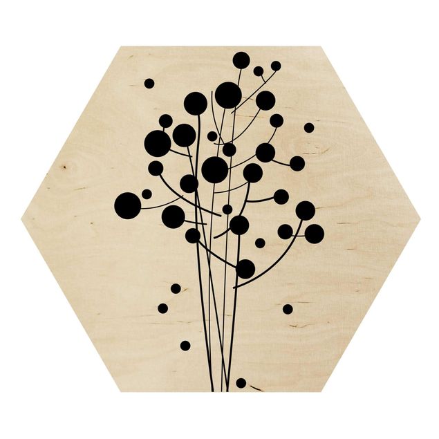 Hexagons houten schilderijen No.SF679 Artflower