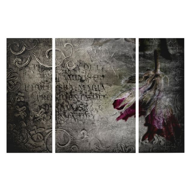 Canvas schilderijen - 3-delig Mystic Flower