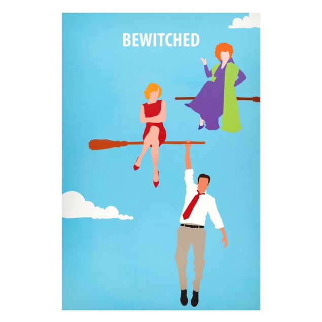 Magneetborden Film Poster Bewitched