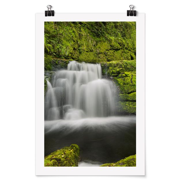 Posters Lower Mclean Falls In New Zealand