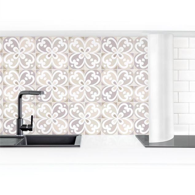 Achterwand voor keuken Geometrical Tiles - Mantua