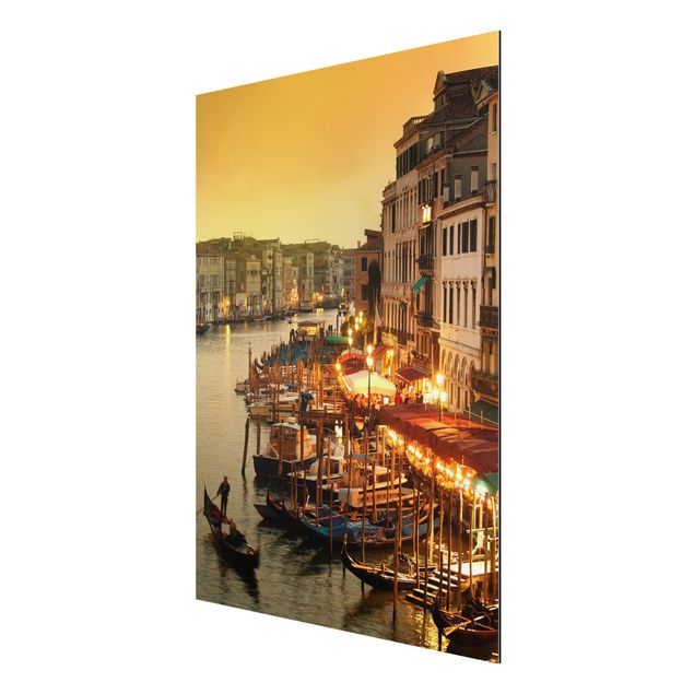 Aluminium Dibond schilderijen Grand Canal Of Venice