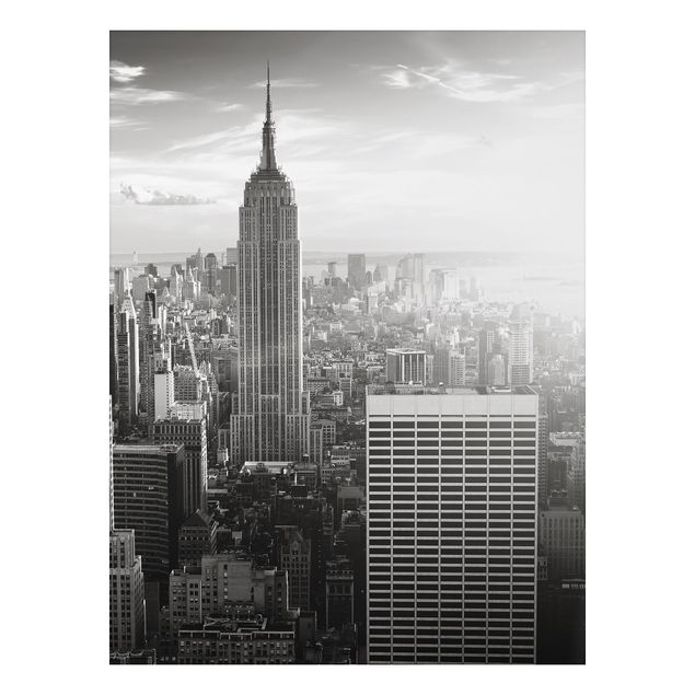 Aluminium Dibond schilderijen Manhattan Skyline