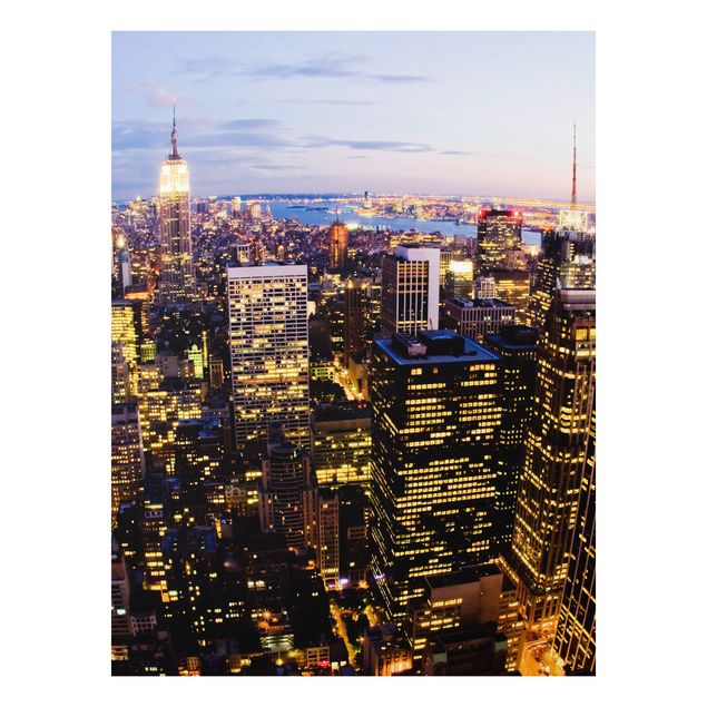 Forex schilderijen New York Skyline At Night