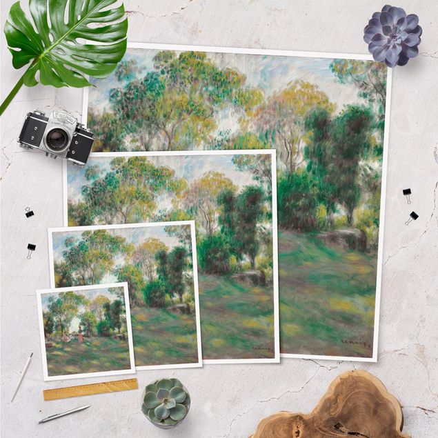 Posters Auguste Renoir - Landscape With Figures