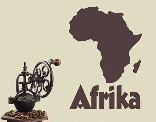 Muurstickers Afrika No.UL197 map africa