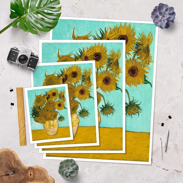 Posters Vincent van Gogh - Sunflowers