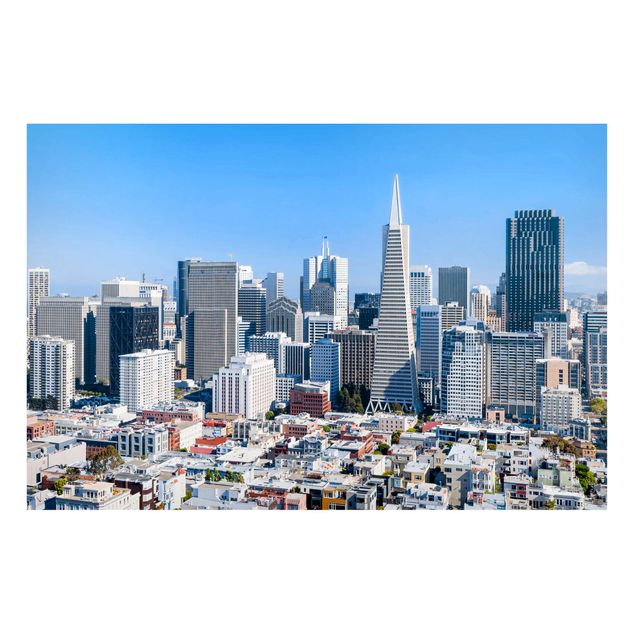 Magneetborden San Francisco Skyline