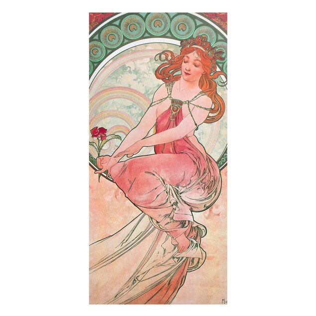 Magneetborden Alfons Mucha - Four Arts - Painting