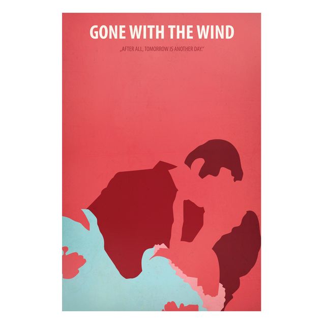 Magneetborden Film Poster Gone With The Wind