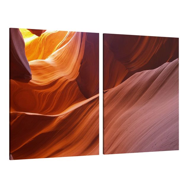 Canvas schilderijen - 2-delig  Inner Canyon