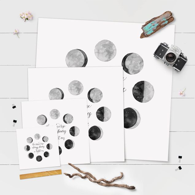 Posters Ode To The Moon - Universe