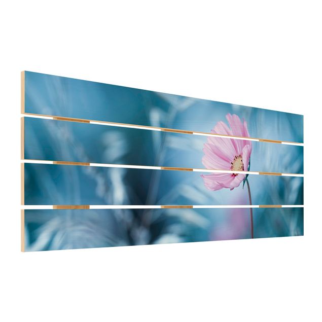 Houten schilderijen op plank Bloom In Pastel