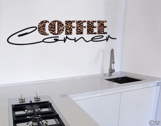 Muurstickers koffie No.SF828 Coffee Corner